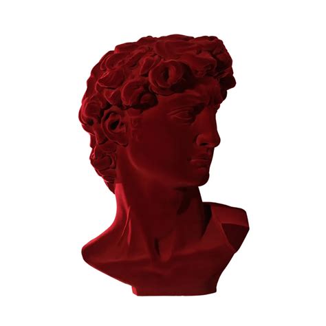 keramikskulptur adriani  rossi david velvet bordeaux