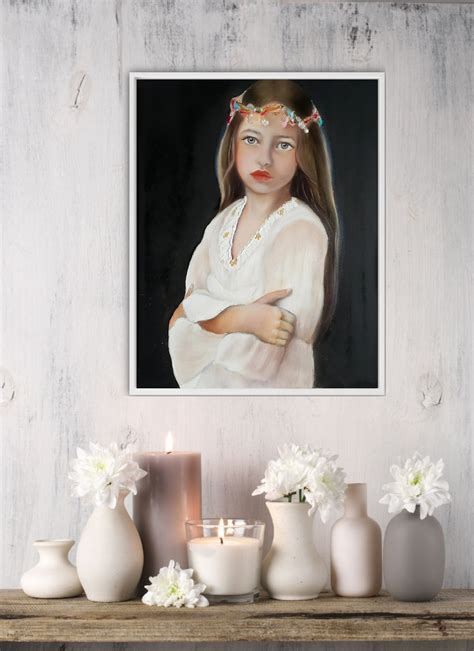 Isabella, Original Oil Painting Small Artwork Portrait Study of a