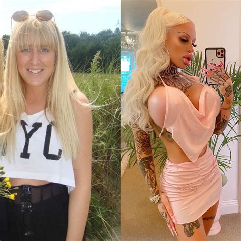 From basic natural girl to plastic Bimbo queen 💉💕 Alicia Amira : r
