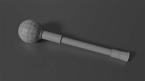 ArtStation - Mongolian Ornamented Iron Mace | Game Assets