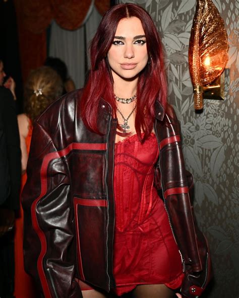 Dua Lipa Fiery Fashion Brit Awards Afterparty - Hot Celebs Home