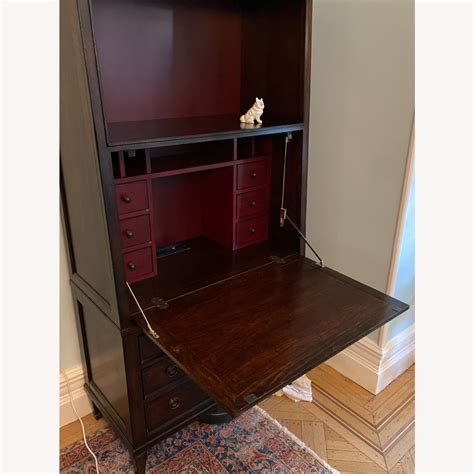 Wooden Secretary Desk - AptDeco