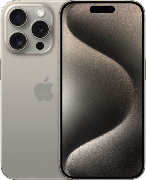 Best Buy: Apple iPhone 15 Pro 256GB Apple Intelligence Natural Titanium ...