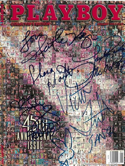 MARILYN MONROE PLAYBOY MAGAZINE COVER SIGNED BY FIVE PLAYBOY PLAYMATES