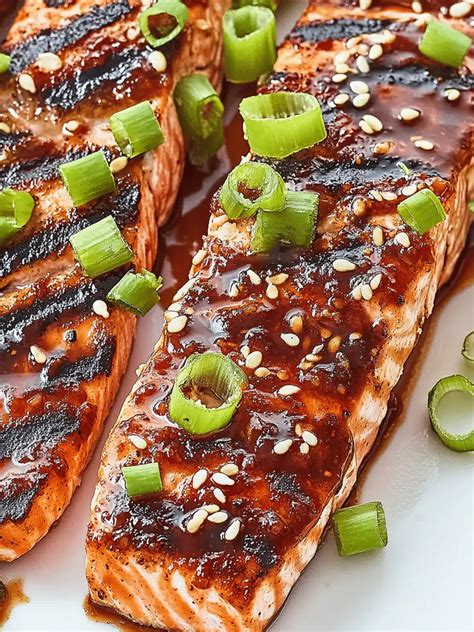 irresistible asian bbq grilled salmon   minutes