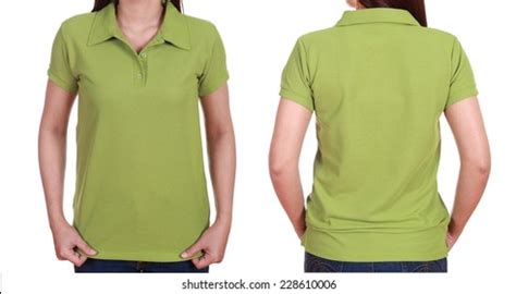 Set Blank Polo Shirt Front Back Stock Photo 228610006 | Shutterstock