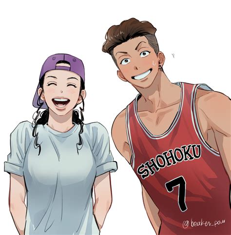 miyagi ryouta and ayako (slam dunk) drawn by beaker_pour | Danbooru