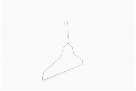 18" Standard White Shirt Hangers - M&B Hangers