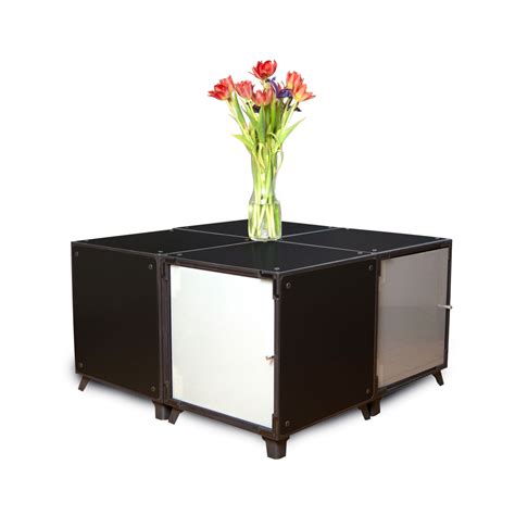 Coffee Table // Aluminum (Black) - Yube Cube - Touch of Modern