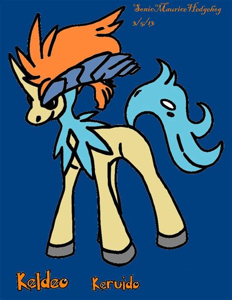 Pokemon Keldeo by SonicMauriceHedgehog on DeviantArt