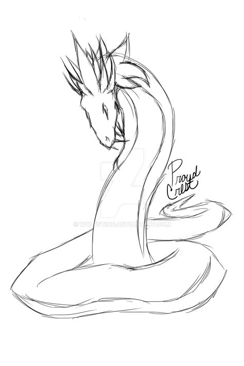 Basilisk sketch by WolfSting on DeviantArt