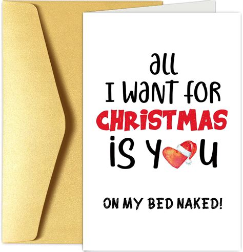 Amazon.com : Sleazy Christmas Card for Wife Husband, Funny Christmas