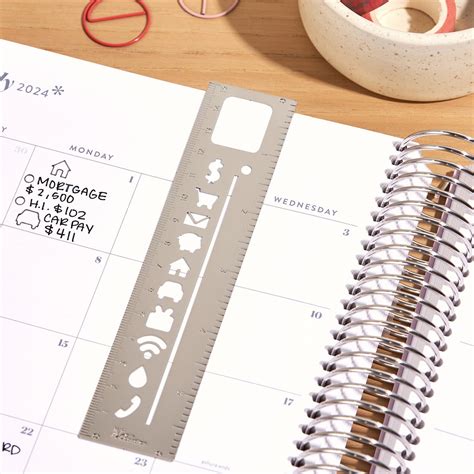 Budget Metal Stencil Bookmark | Erin Condren