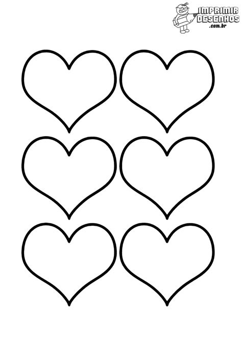 Desenho Para Colorir Corações