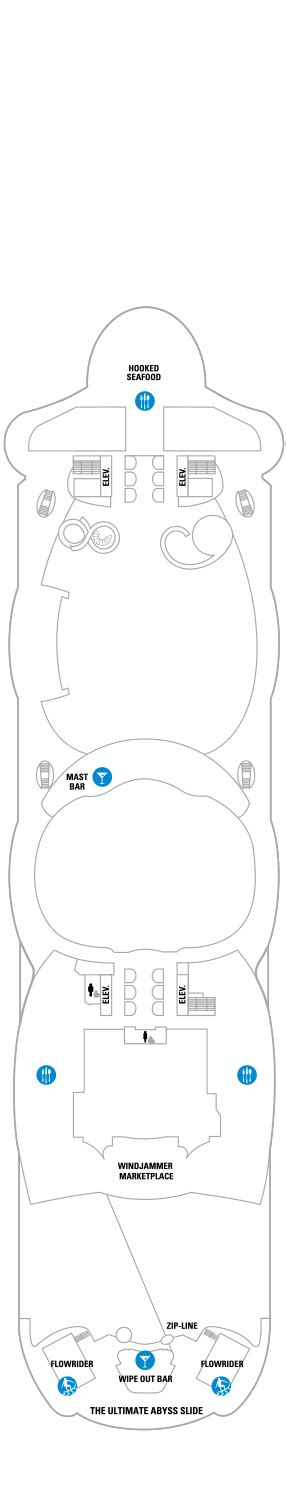 Symphony of the Seas Deck plan & cabin plan