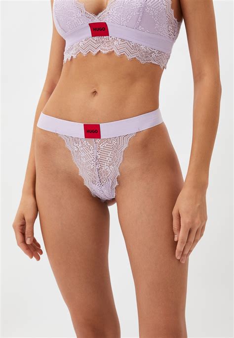 Трусы Hugo THONG LACE, цвет: фиолетовый, RTLADP525301 — купить в ...