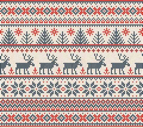 ugly sweater merry christmas ornament scandinavian style knitted