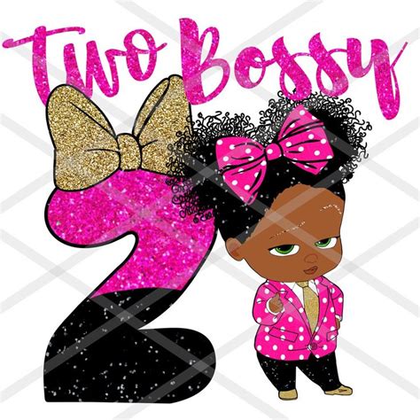 Boss Baby two bossy 2nd Birthday Design PNG Sublimation File Graphic Design 300dpi in 2021 ...