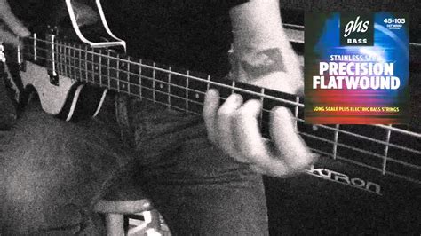 ghs strings precision flatwound bass strings youtube