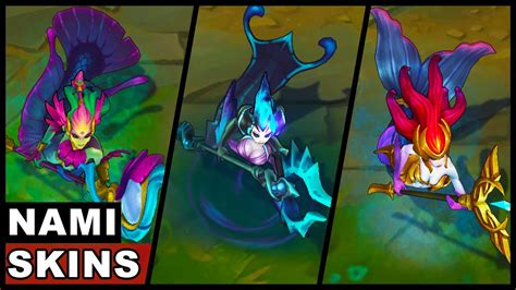 nami skins spotlight skt  deep sea river spirit urf koi league