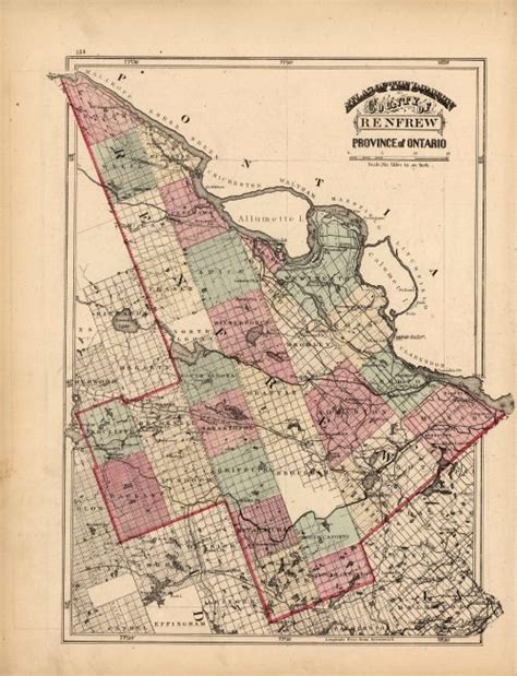 Vintage Antique Ontario Maps - Art Source International