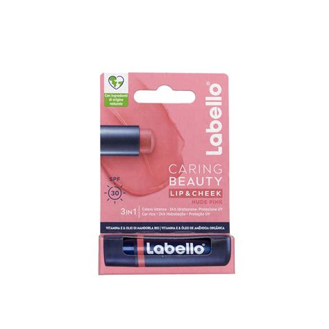Labello Caring Beauty Lip & Cheek SPF30 Nude Pink 4.8g South Korea