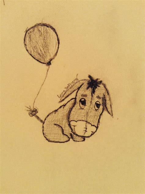 Eeyore Sketch at PaintingValley.com | Explore collection of Eeyore Sketch