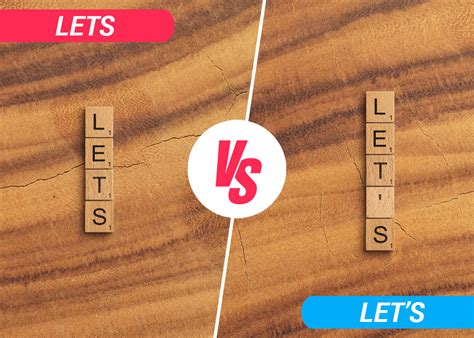 Lets vs Let's - Best Difference