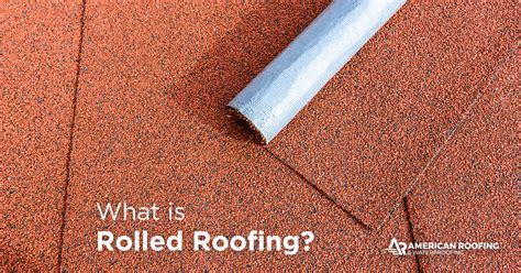 What Is Rolled Roofing