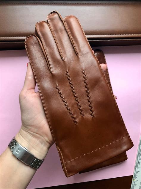 WINTER Gloves With Touchscreen Fingers, Men Leather Gloves With ...