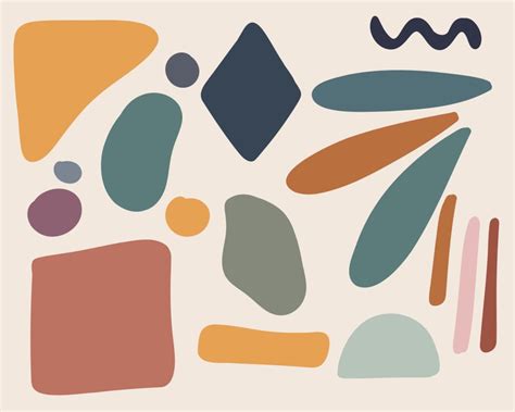 37 Hand-drawn Organic Shapes - Svg Png Eps Ai - Downloadable Clipart - Etsy