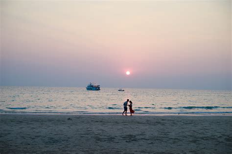 Free Images : beach, sea, coast, sand, ocean, horizon, cloud, sunrise