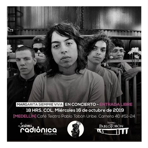 Margarita Siempre Viva llega a Sesiones Radiónica en Medellín | Radiónica