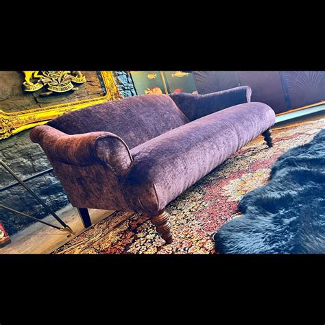 Jacaranda by Tetrad in Coco Velvet – Vintage Sofa