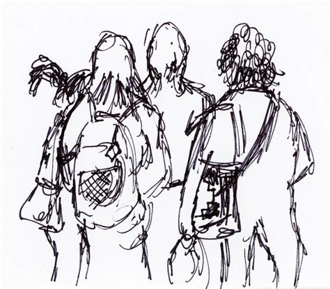 People Sketches at PaintingValley.com | Explore collection of People ...