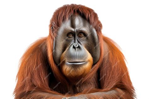 Premium AI Image | a big brown monkey with a big face
