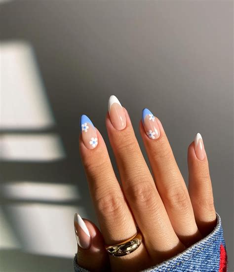 colored french manicure