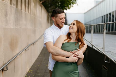 Engagement Session at Nelson Atkins Museum - Kansas City Wedding