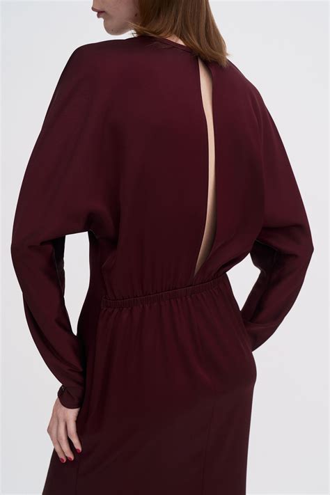 Batwing Dress - Dark Burgundy | FILIPPA K