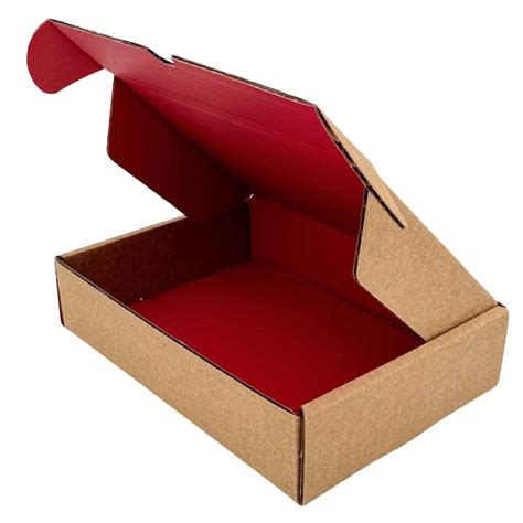 UCANPACK Orange Mailer Boxes 8 x 6 x 2" (Color Inside) - 50 Pack Small