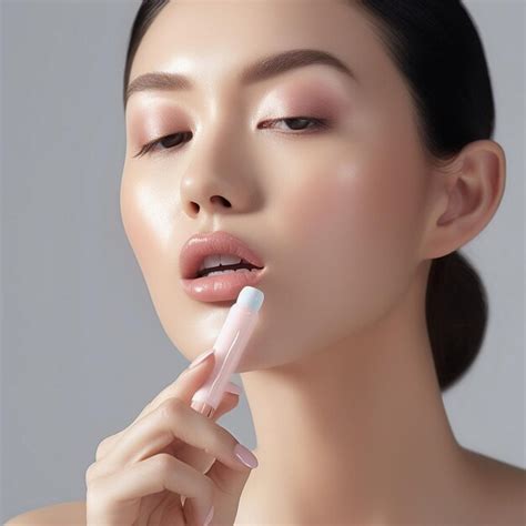 Premium AI Image | lipstick cosmetics skincare model