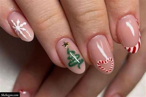 15 Adorable Christmas Tree Nail Designs to Perfect Your Holiday Look
