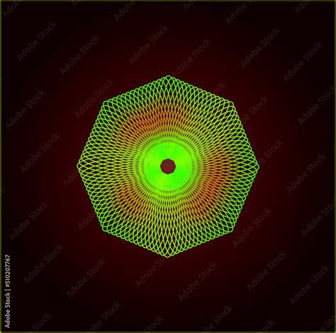spiro graph vector eps file colorful stock vector adobe stock