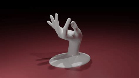 3D Printed Jewelry Hand Holder : My precious by The_Inner_Way | Pinshape