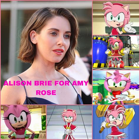 Alison Brie for Voicing Amy Rose | Fandom