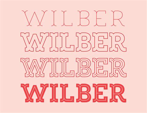 Wilber Typeface — RYAN BERNIS