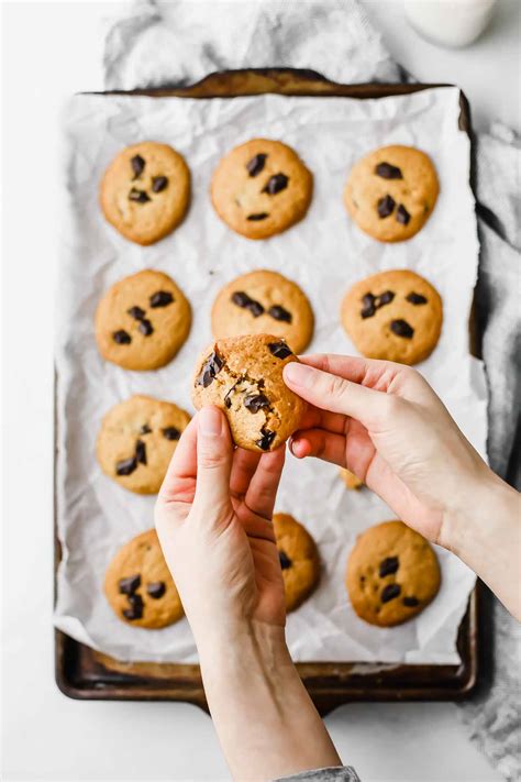 The BEST Chocolate Chip Healthy Cookie Recipe - Jar Of Lemons