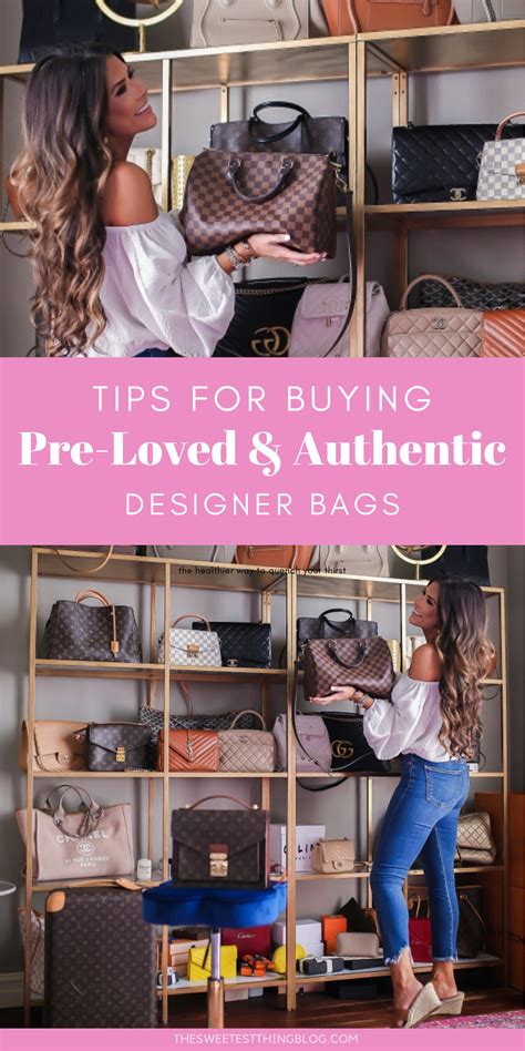 Tip For Buying Pre-Loved and AUTHENTIC Designer Handbags | The Sweetest