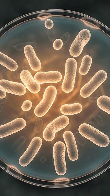 cute bacteria premium ai generated image