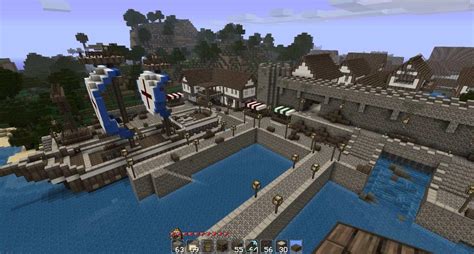 oddworlds medieval town minecraft map